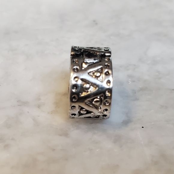 Pugster Pandora Sterling Silver Bracelet with 5 Charms - Picture 6 of 8